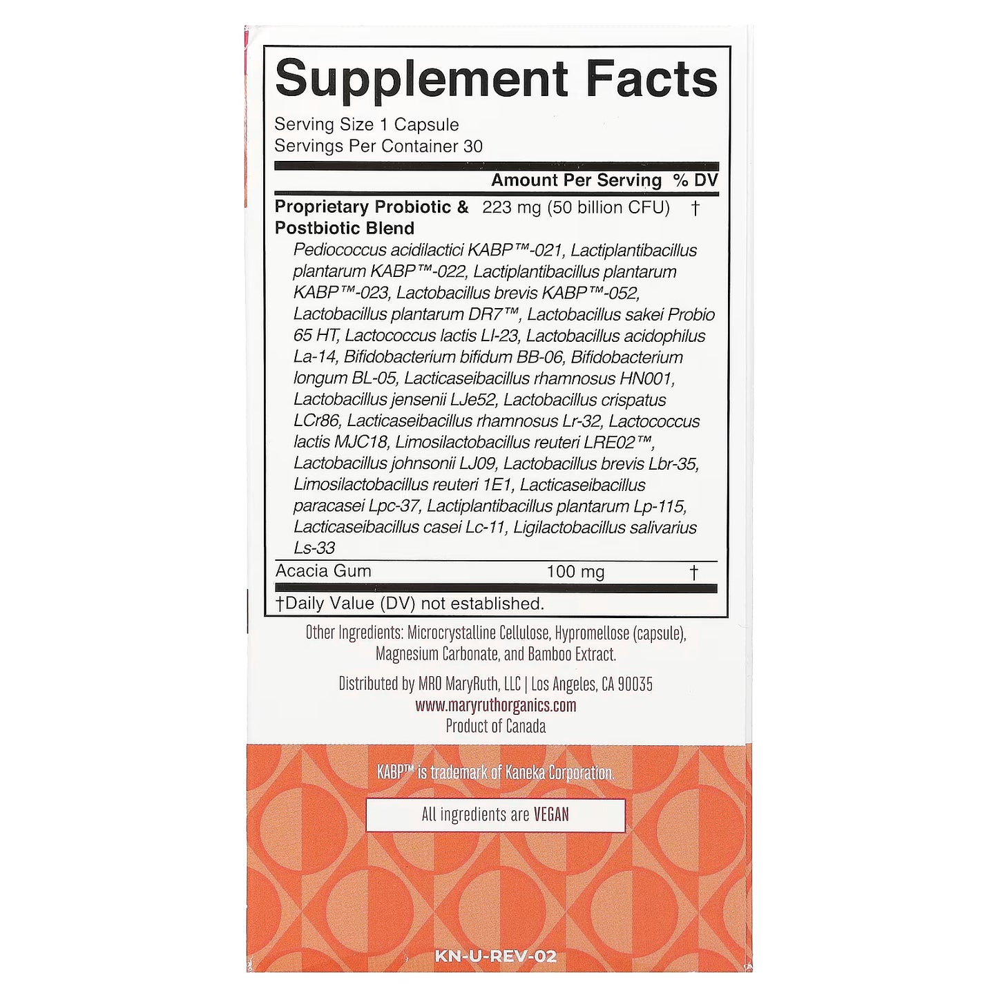 MaryRuth's, 3-in-1 Daily Women's HMaryRuth's, 3-in-1 Daily Women's Health , 50 Billion CFU, 30 Capsulesealth , 50 Billion CFU, 30 Capsules