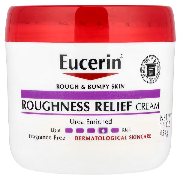 Eucerin, Roughness Relief Cream, Fragrance Free, 16 oz (454 g)