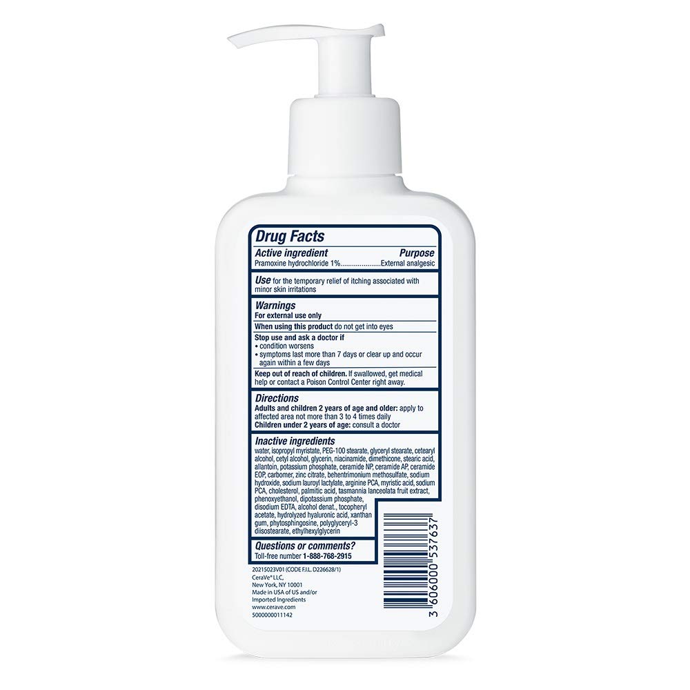 CeraVe Anti Itch Moisturizing Lotion 8 FL OZ