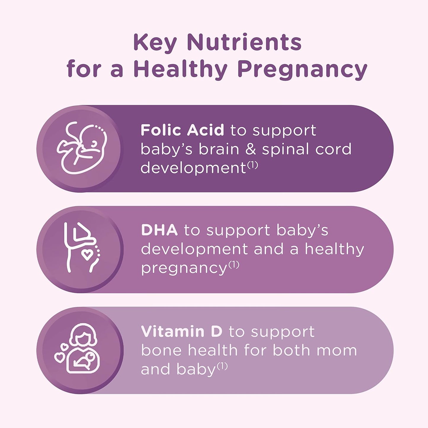 Centrum, PreNatal Multivitamin Gummy, Mixed Berry & Orange, 60 Gummies