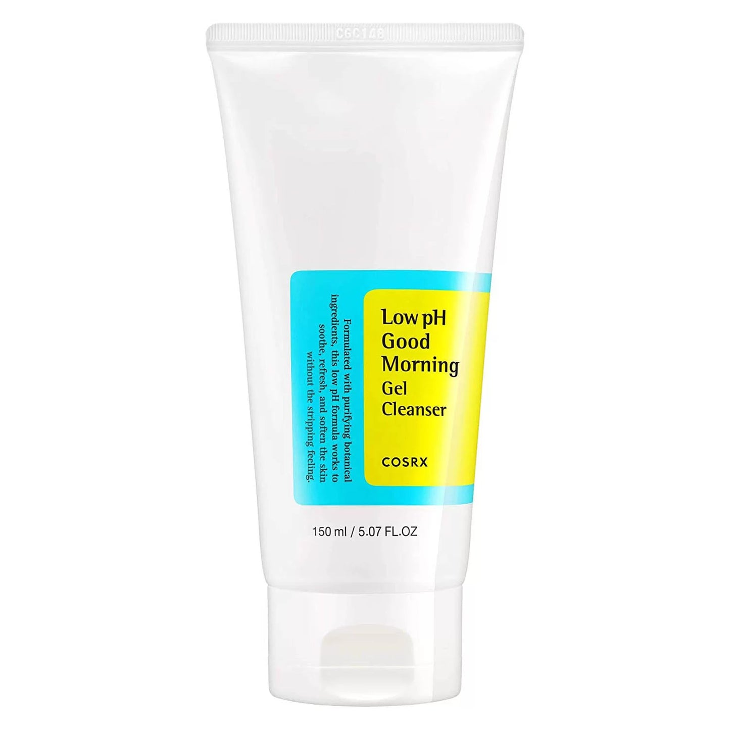 COSRX Low pH Good Morning Gel Face Cleanser, 5.07 fl oz, BHA Face Wash, Daily Mild Face Cleanser for Sensitive Skin, PH Balancing, Korean Skin Care, Korean Face Wash