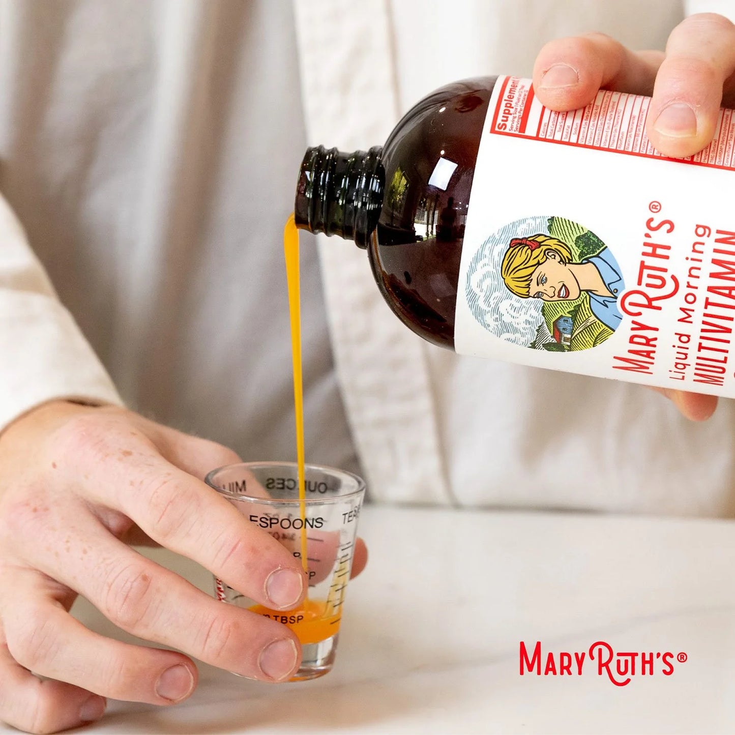 MaryRuth's Liquid Morning Multivitamin, Raspberry, 22 fl. oz., 2 pk
