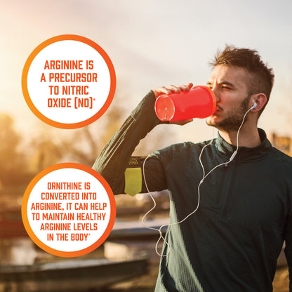 NOW Sports Nutrition, Arginine & Ornithine 500/250 mg, Amino Acids, 100 Veg Capsules