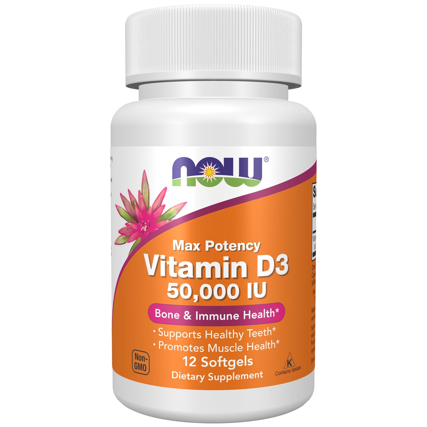 Now Supplements, Vitamin D-3, High Potency, 10,000 IU, 30 Softgels