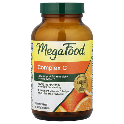 MegaFood, Complex C, 90 Tablets