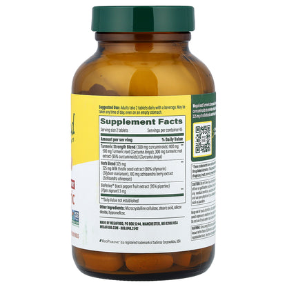 MegaFood, Turmeric Curcumin, Liver Support, 90 Tablets