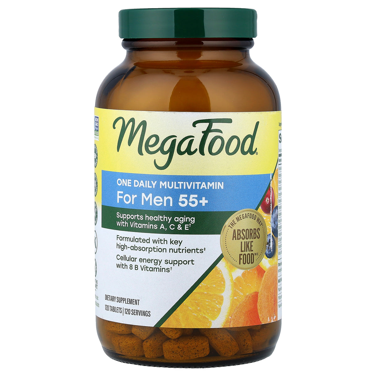 MegaFood, One Daily Multivitamin, Men 55+, 120 Tablets