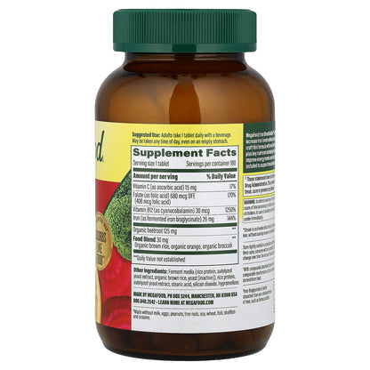 MegaFood, Iron Blood Builder™, 180 Tablets