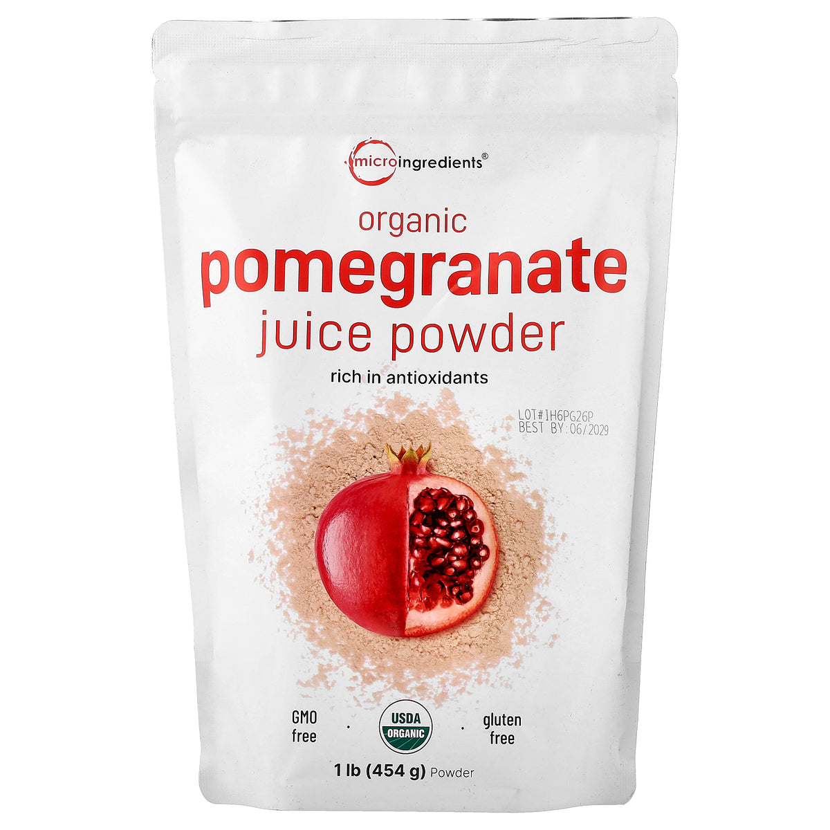Micro Ingredients, Organic Pomegranate Juice Powder, 1 lb (454 g)