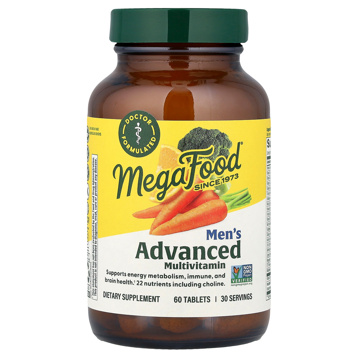 MegaFood, Men's Advanced Multivitamin, 60 Tablets