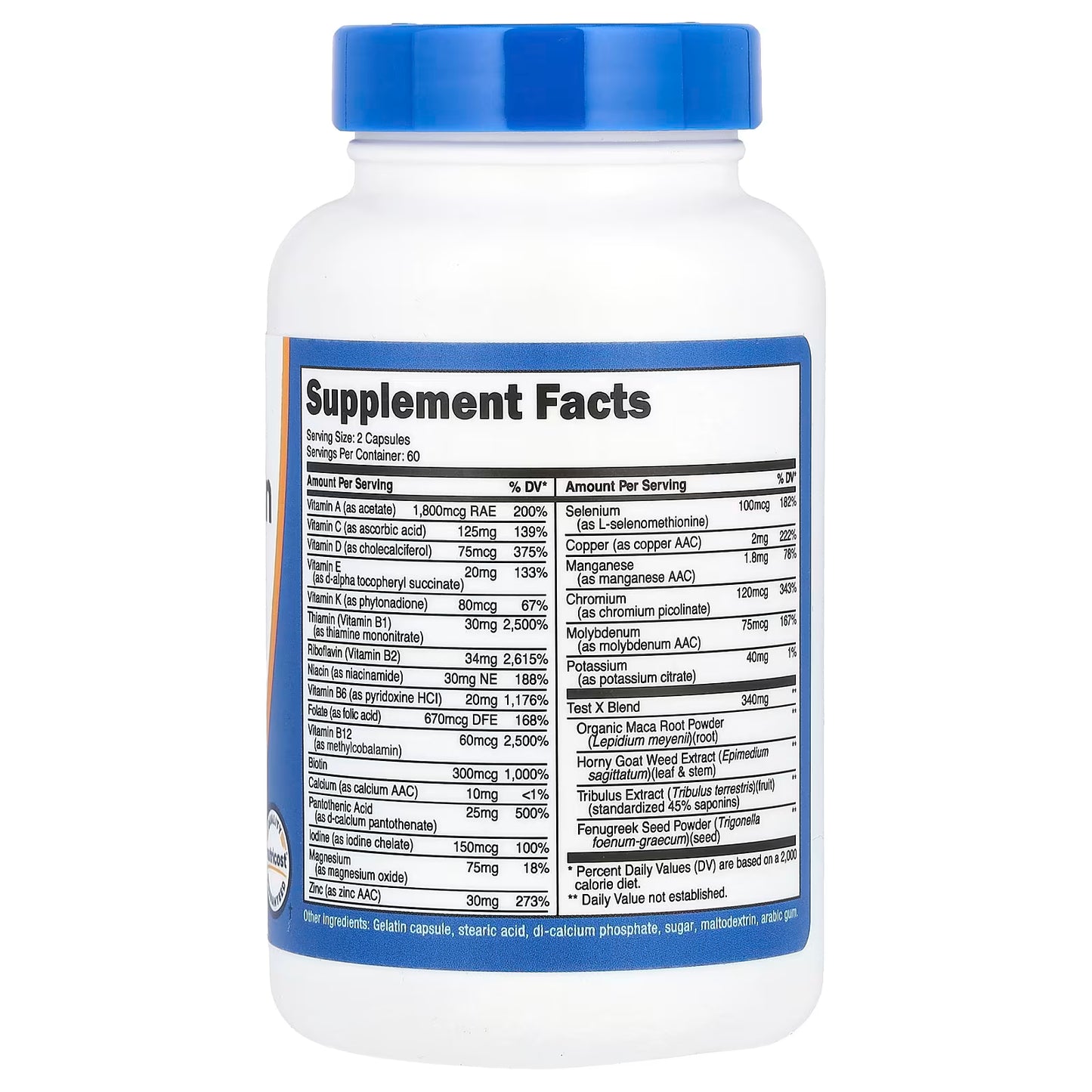 Nutricost, Multivitamin For Men, 120 Capsules
