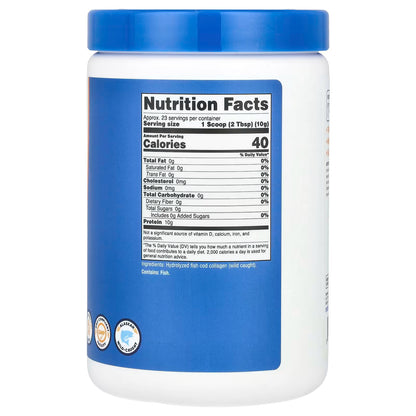 Nutricost, Marine Collagen From Wild-Caught Fish, Unflavored, 8.1 oz (227 g)