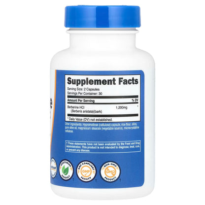 Nutricost, Berberine, 60 Capsules (600 mg per Capsule)