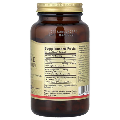 Solgar, Vitamin E, 100 Softgels