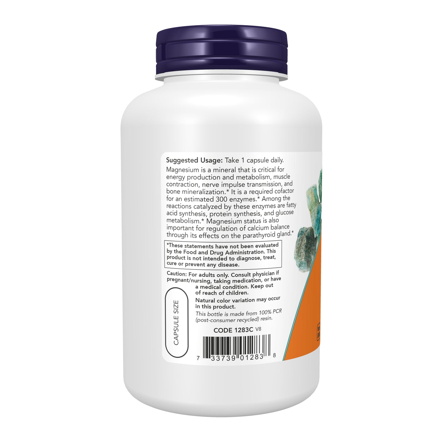 NOW Supplements, Magnesium 400 mg, Nervous System Support*, 180 Veg Caps