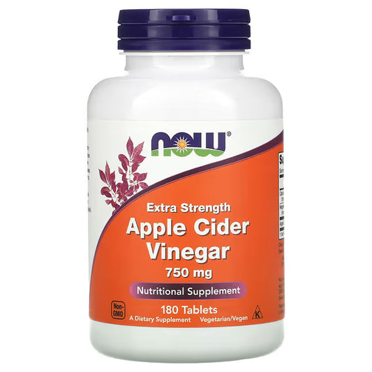 NOW Foods, Apple Cider Vinegar, 750 mg, 180 Tablets