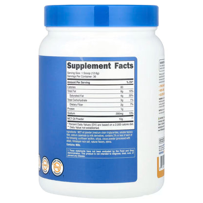 Nutricost, MCT Oil Powder, Salted Caramel , 1 lb (454 g)