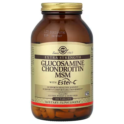 Solgar, Glucosamine Chondroitin MSM with Ester-C®, 180 Tablets