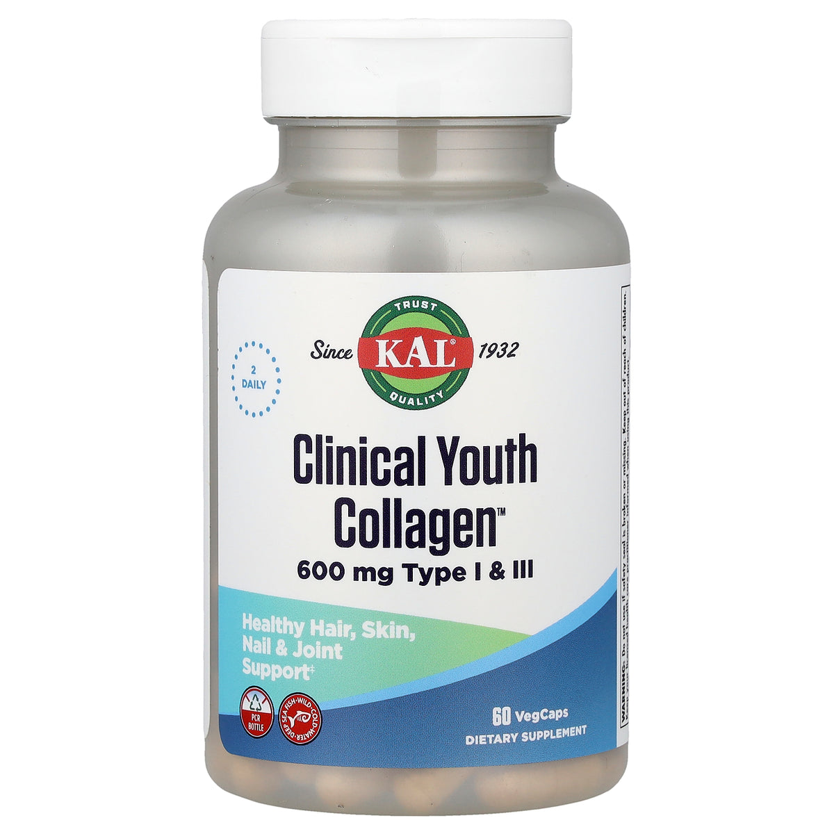 KAL, Clinical Youth Collagen™, 60 VegCaps