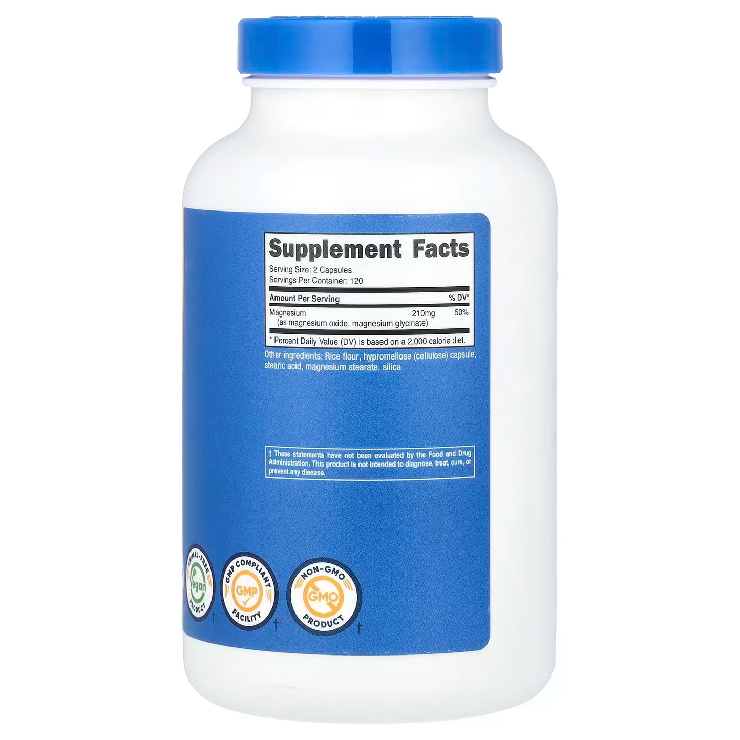 Nutricost, Magnesium+, Regular-Strength, 240 Capsules (105 mg per Capsule)