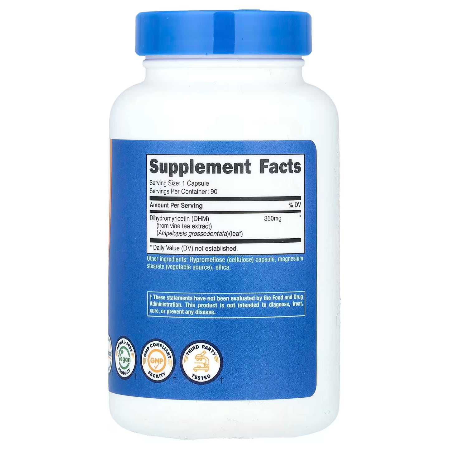 Nutricost, DHM, 350 mg, 90 Capsules