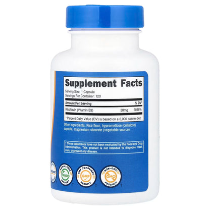 Nutricost, R-5-P, 50 mg, 120 Capsules