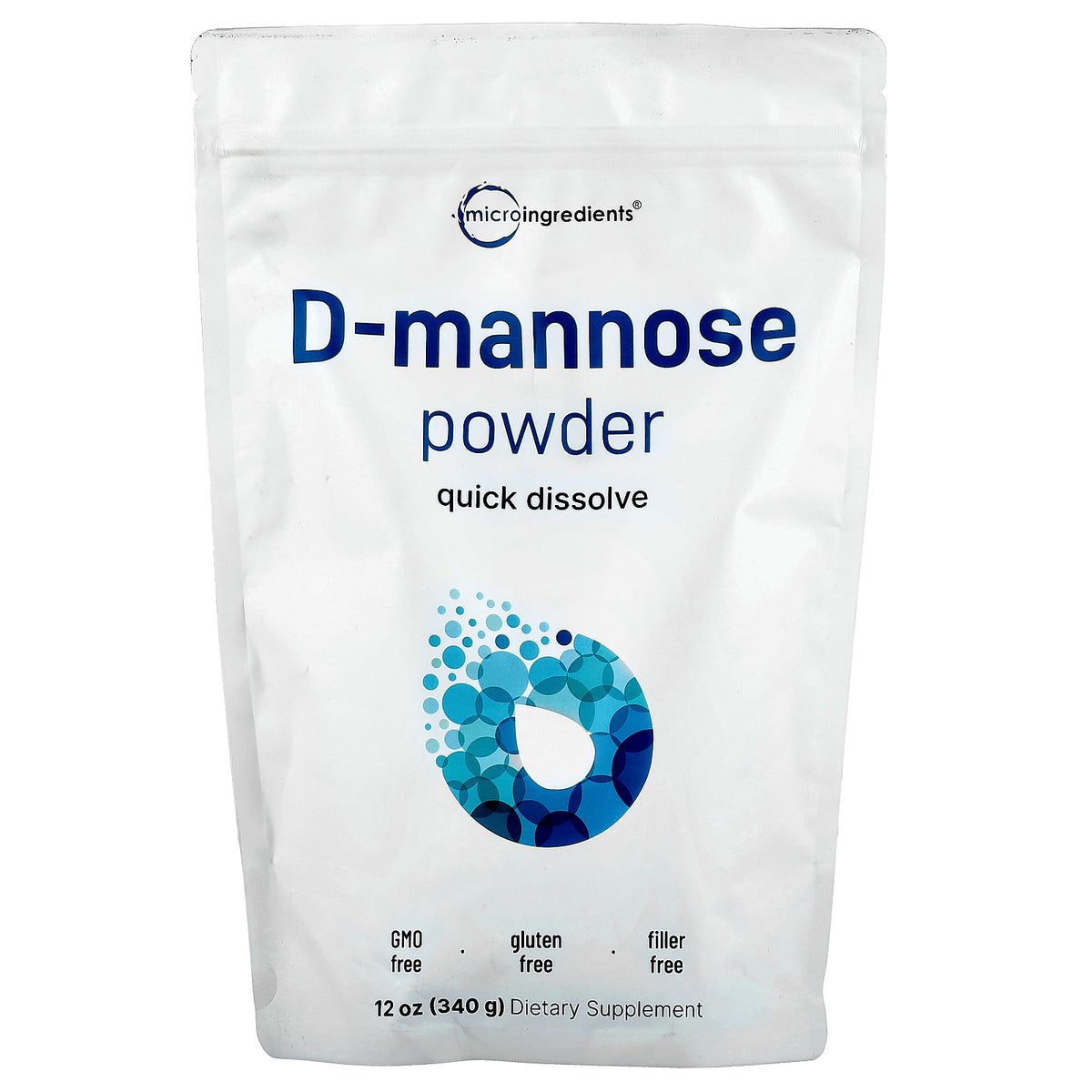 Micro Ingredients, D-Mannose Powder, 12 oz (340 g)