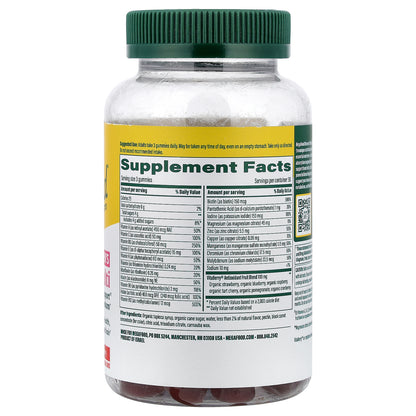 MegaFood, Women's Whole Body Multi Gummy, Strawberry, 90 Vegetarian Gummies