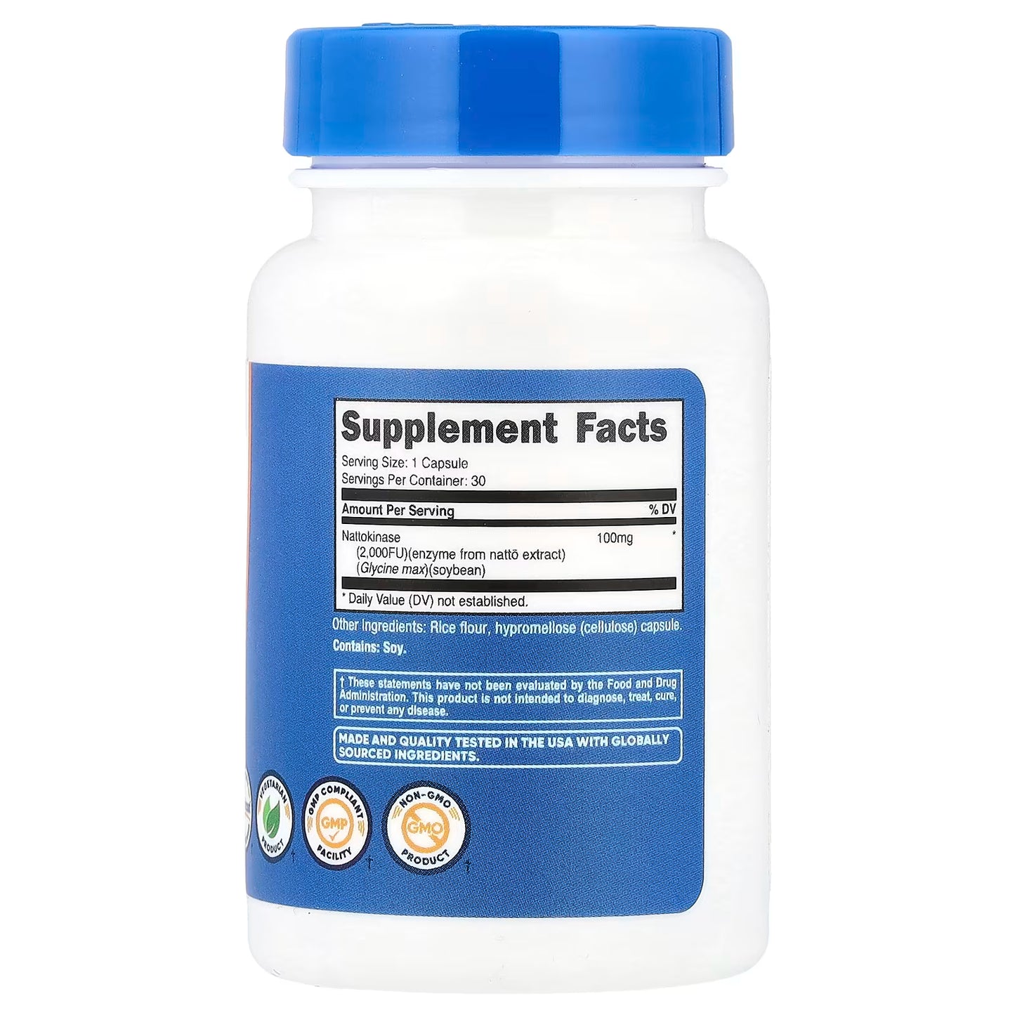 Nutricost, Nattokinase, 2,000 FU, 30 Capsules
