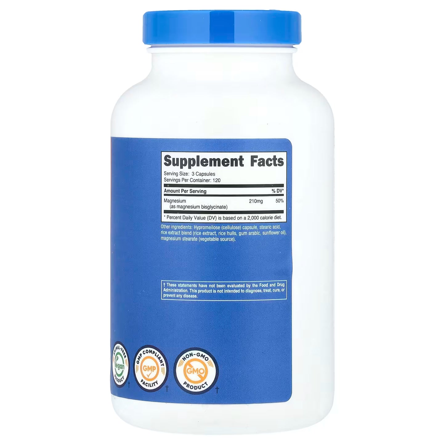Nutricost, Magnesium Glycinate, 360 Capsules (70 mg per Capsule)