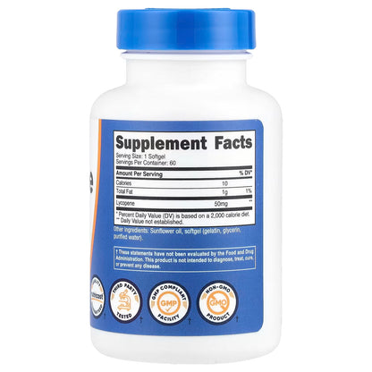 Nutricost, Lycopene , 50 mg , 60 Softgels