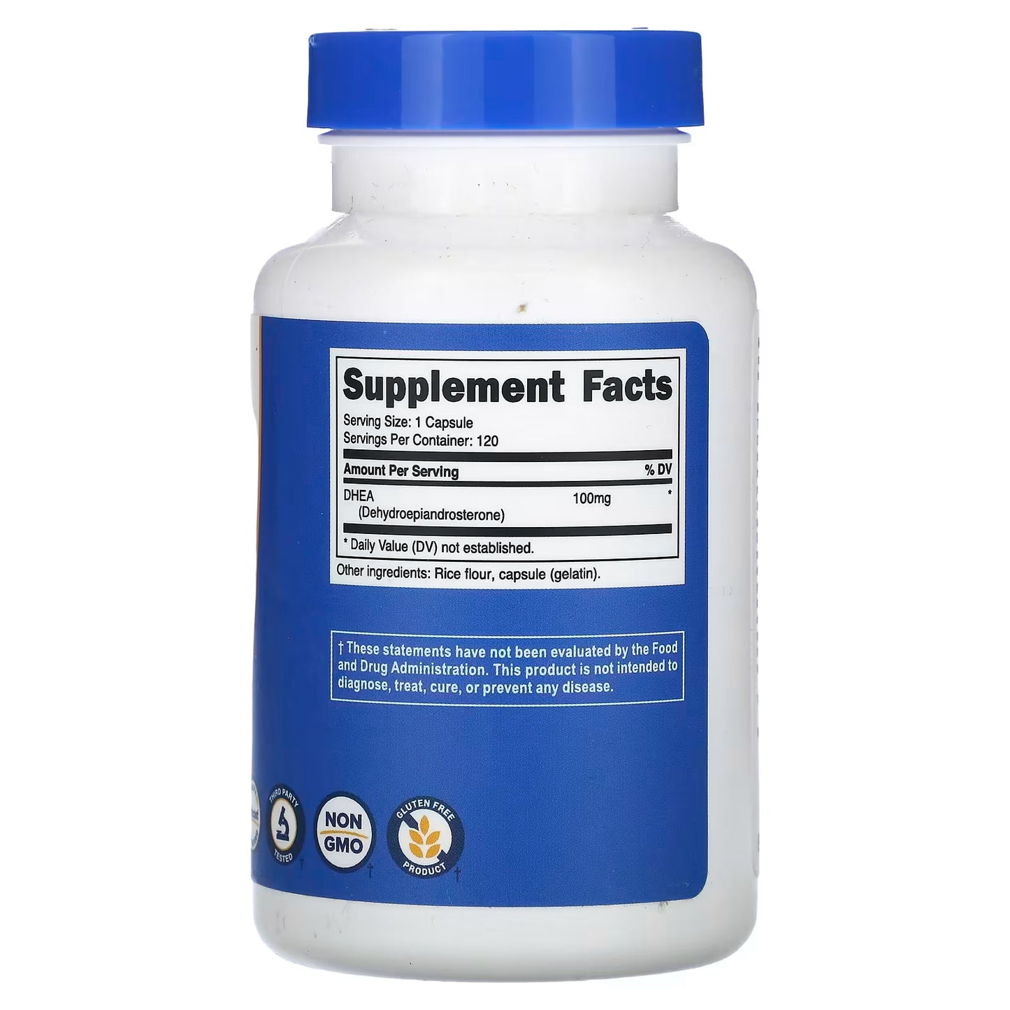 Nutricost, DHEA, 100 mg , 120 Capsules