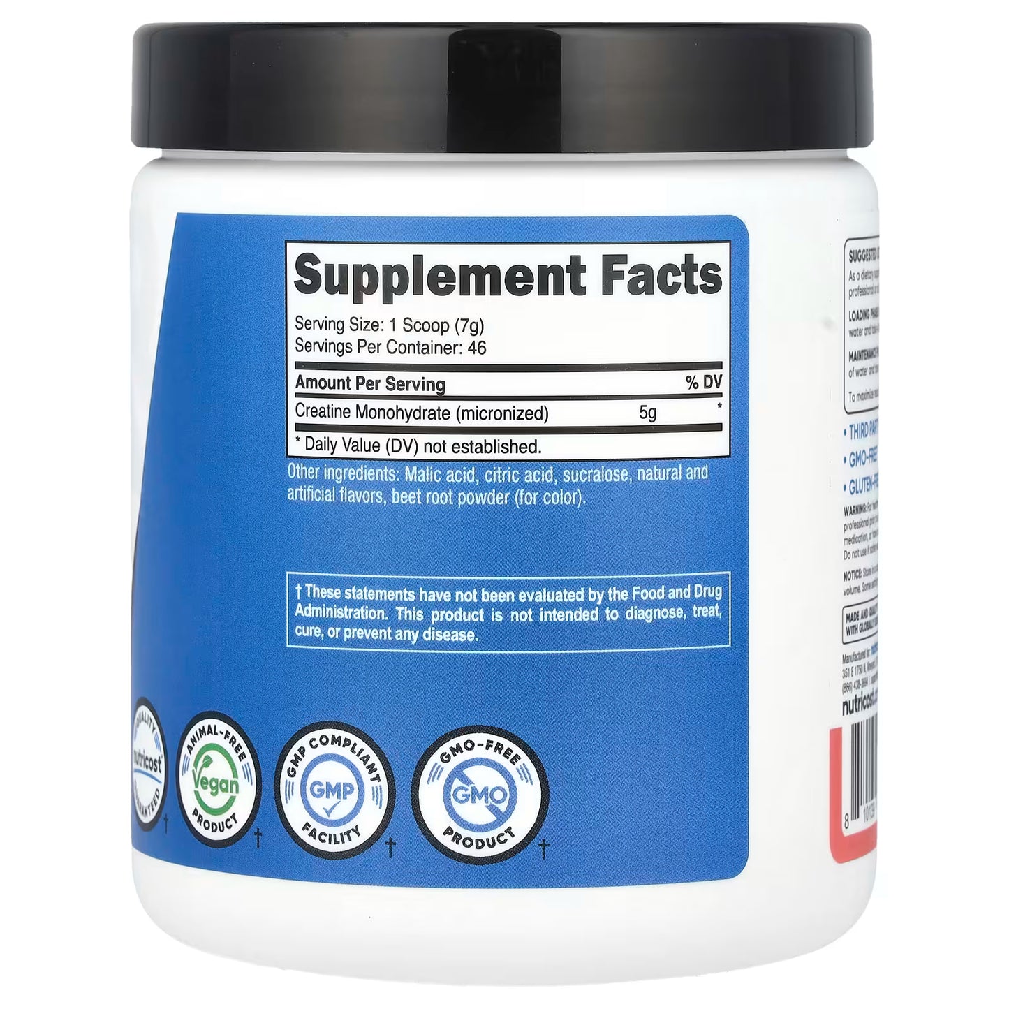 Nutricost, Performance, Creatine Monohydrate, Watermelon, 10.7 oz (300 g)