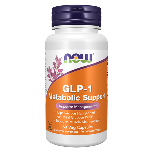 NOW Supplements GLP-1 Metabolic Support, 60 Veg Capsules