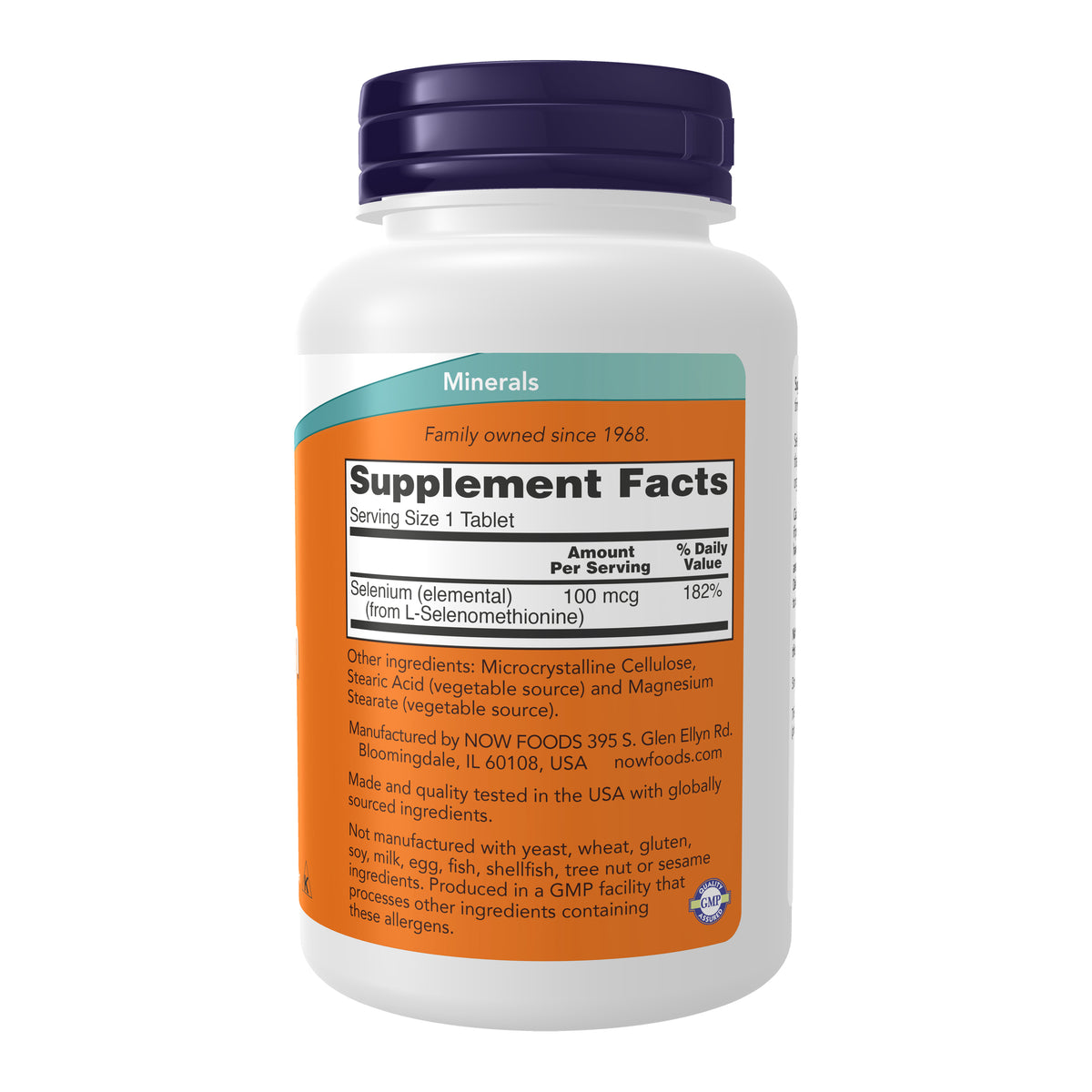 NOW Supplements, Selenium (L-Selenomethionine) 100 mcg, Essential Mineral*, 250 Tablets