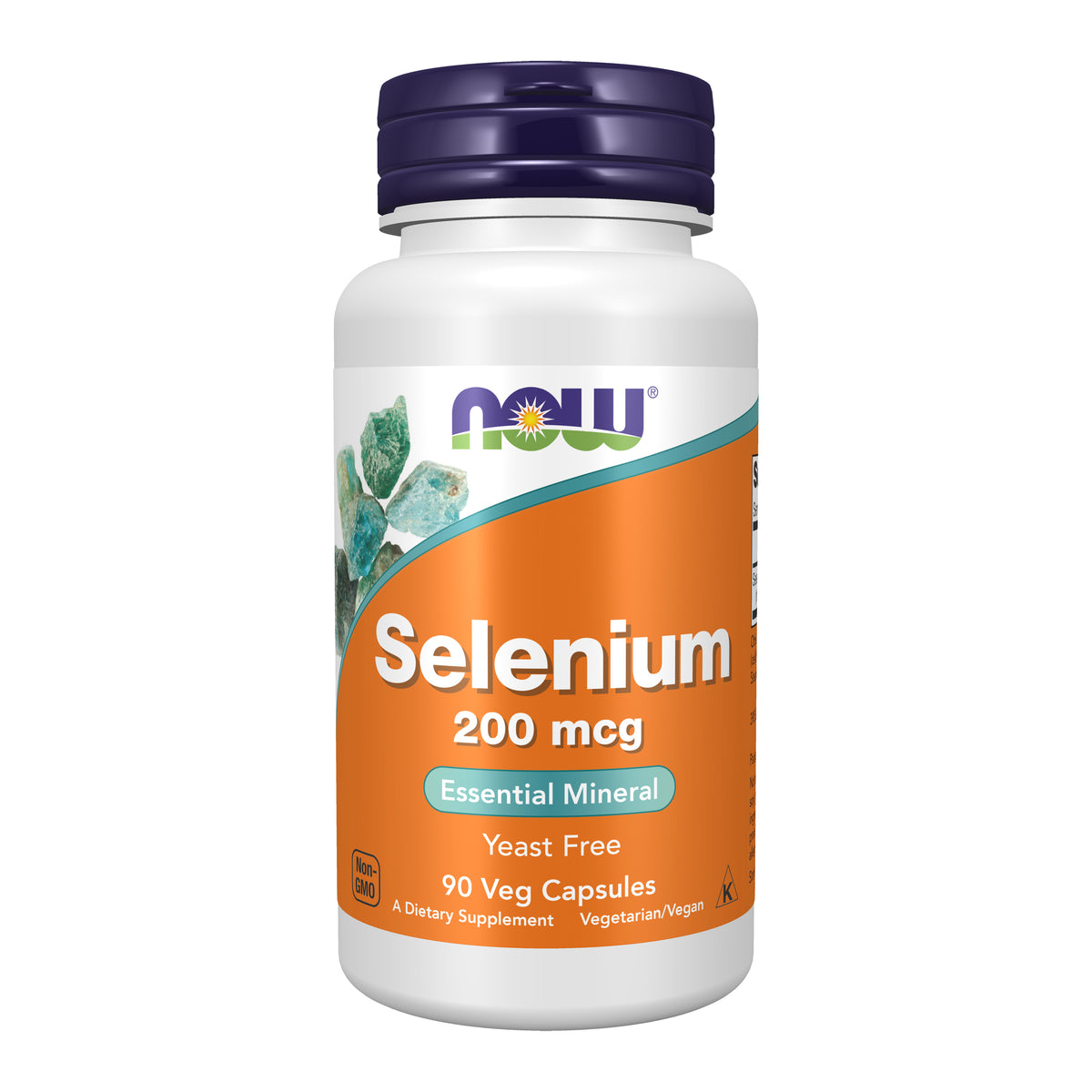 NOW Supplements, Selenium (L-Selenomethionine) 200 mcg, Essential Mineral*, 90 Veg Capsules
