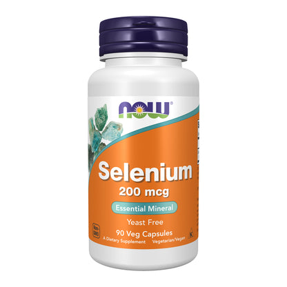 NOW Supplements, Selenium (L-Selenomethionine) 200 mcg, Essential Mineral*, 90 Veg Capsules