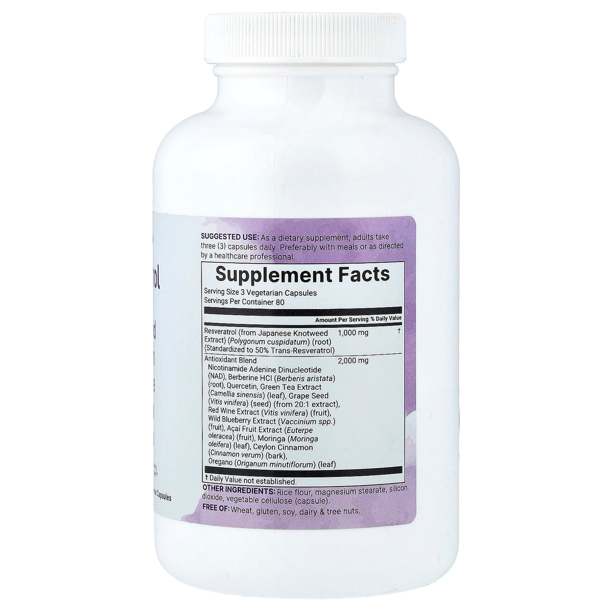 Micro Ingredients, Resveratrol, 240 Vegetarian Capsules