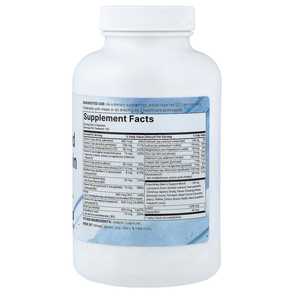 Micro Ingredients, Pure Methylated Multivitamin for Men, 240 Capsules