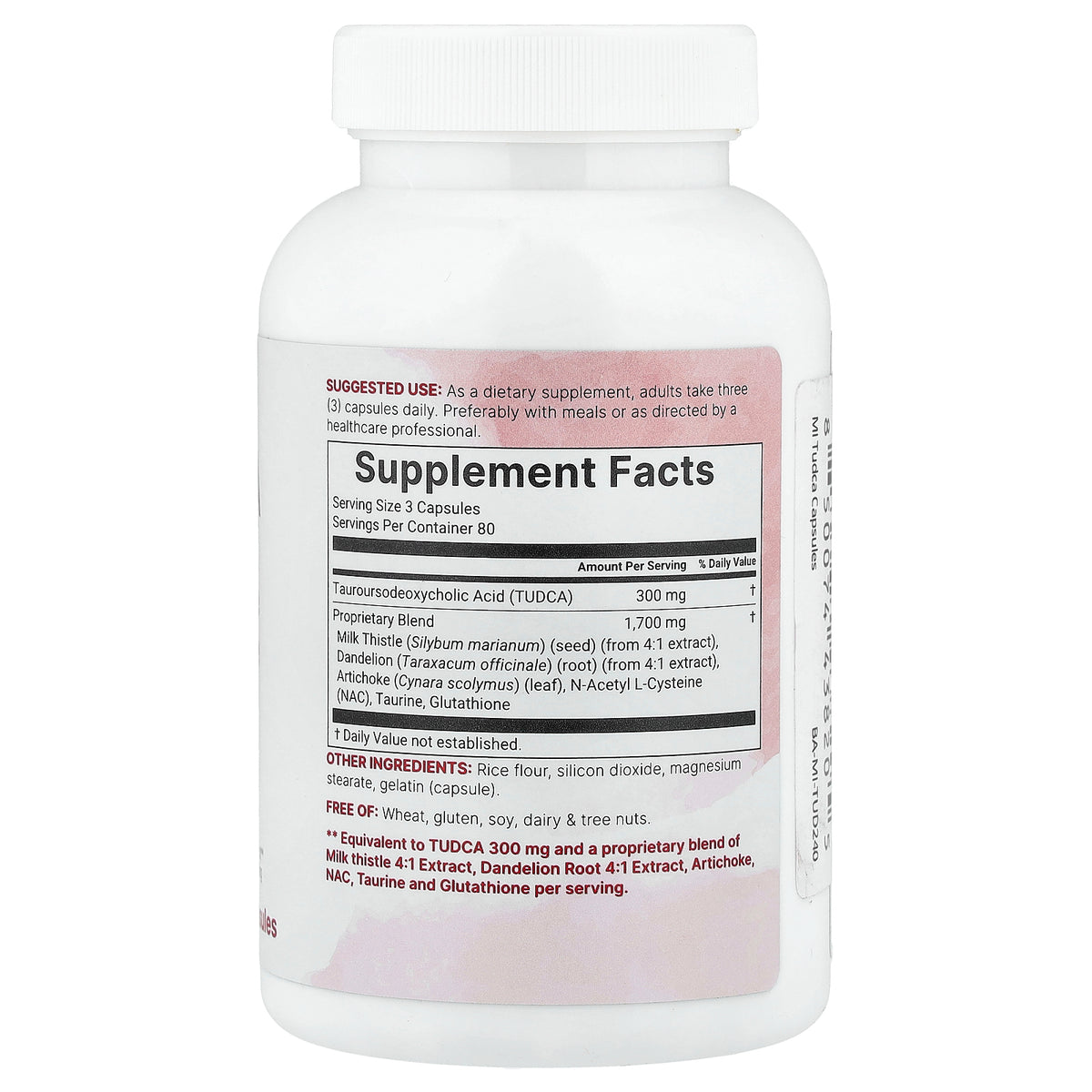 Micro Ingredients, TUDCA, 240 Capsules