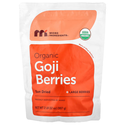Micro Ingredients, Organic Goji Berries, 32 oz (907 g)