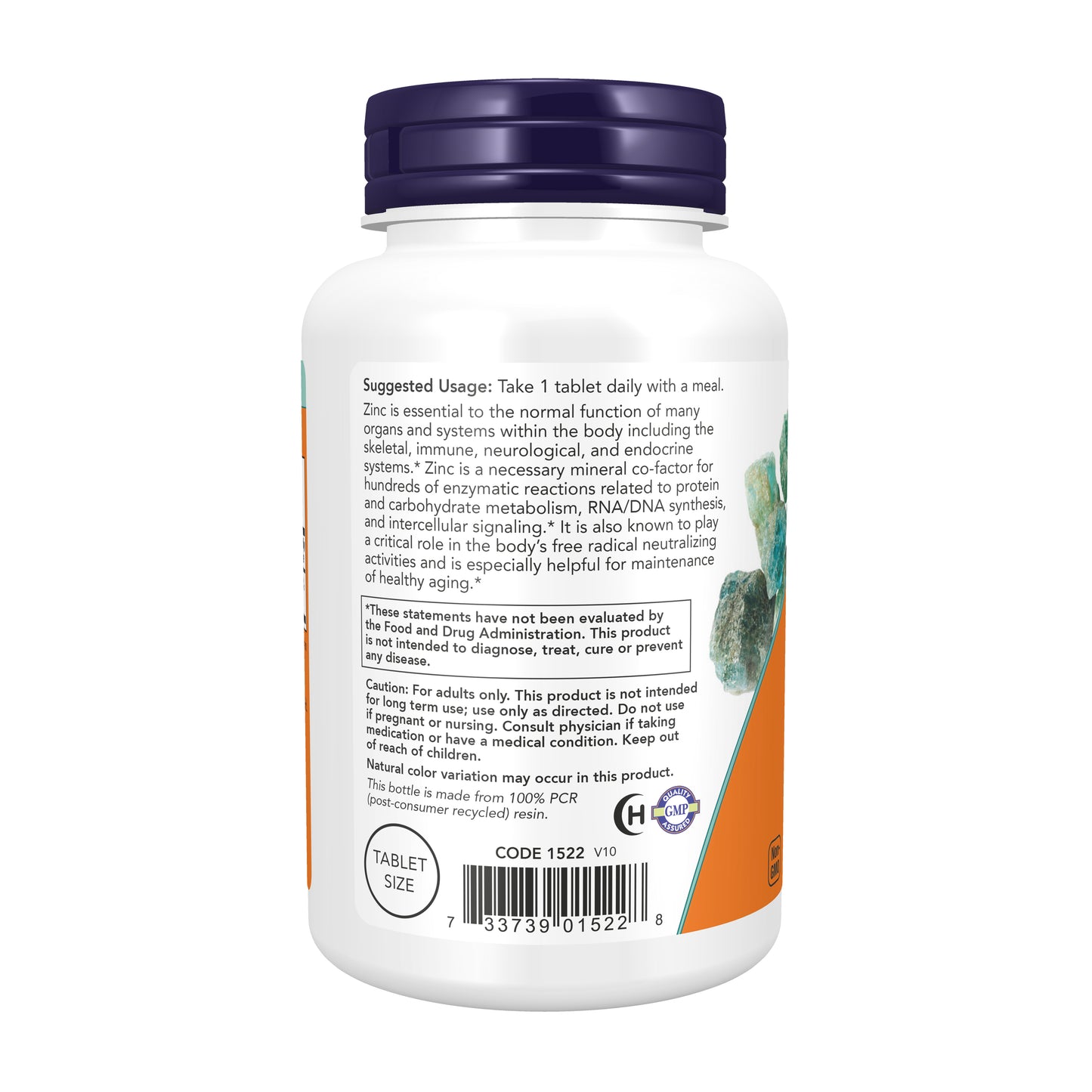 NOW Supplements, Zinc (Zinc Gluconate) 50 mg, Immune Support*, 250 Tabs