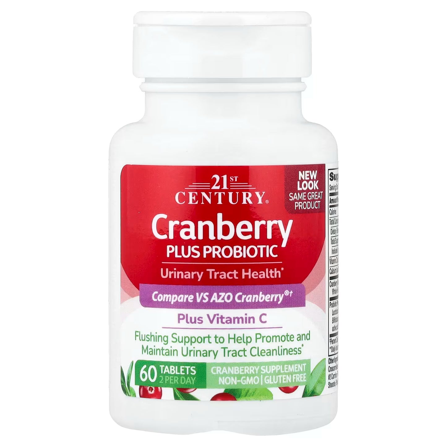 21st Century, Cranberry Plus Probiotic, 60 Tablets