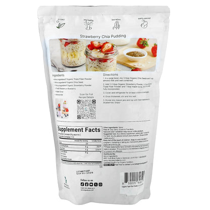 Micro Ingredients, Organic Triple Fiber, 2 lb (907 g)