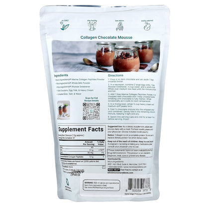 Micro Ingredients, Marine Collagen, Unflavored, 1 lb (454 g)