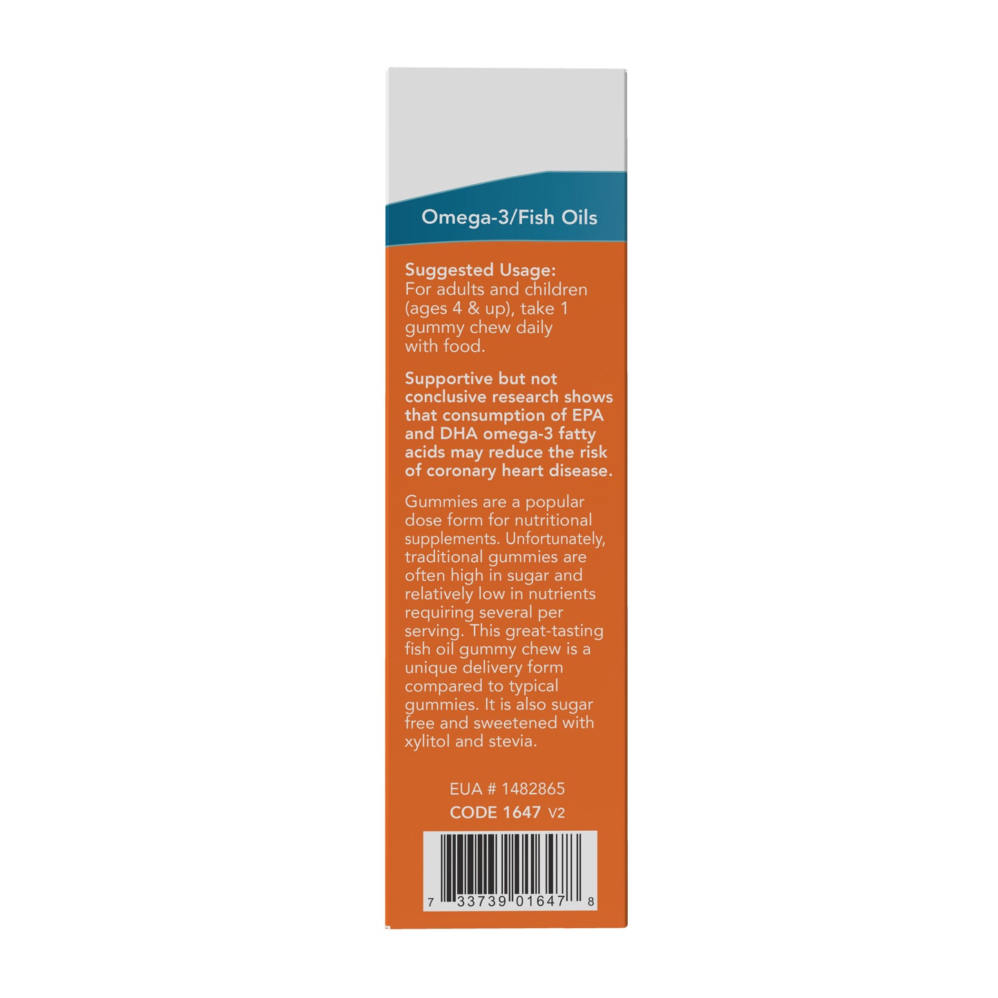 NOW Supplements, Omega-3 Fish Oil Gummy Chews, Passion Fruit Flavor, 36 Gummy Chews