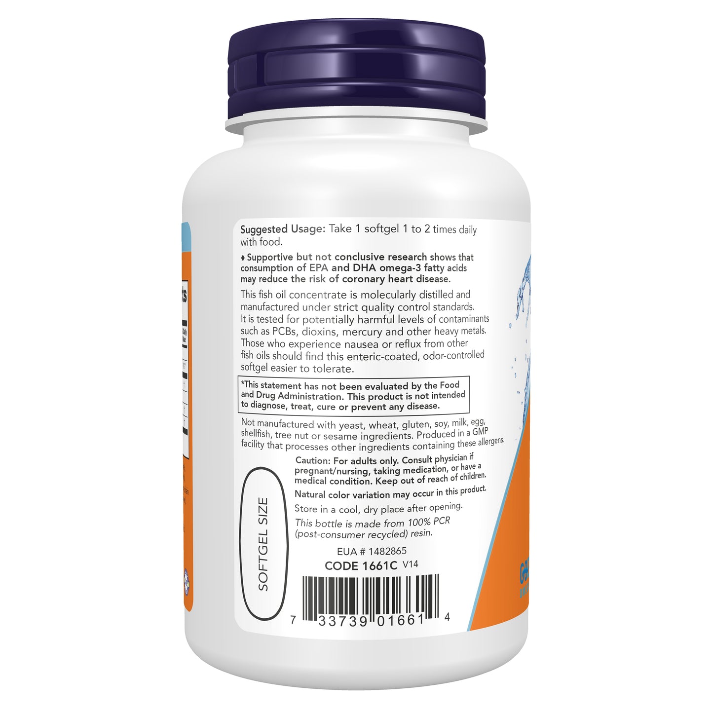 NOW Supplements, Ultra Omega-3 Molecularly Distilled and Enteric Coated, 90 Softgels