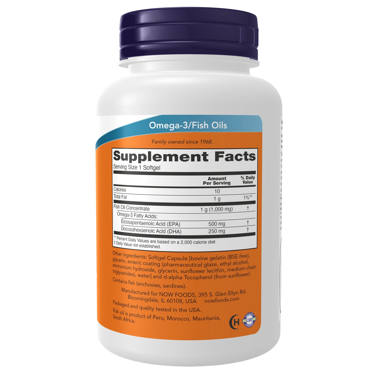 NOW Supplements, Ultra Omega-3 Molecularly Distilled and Enteric Coated, 90 Softgels