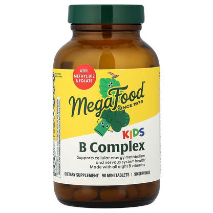 MegaFood, Kids B Complex, 90 Mini Tablets
