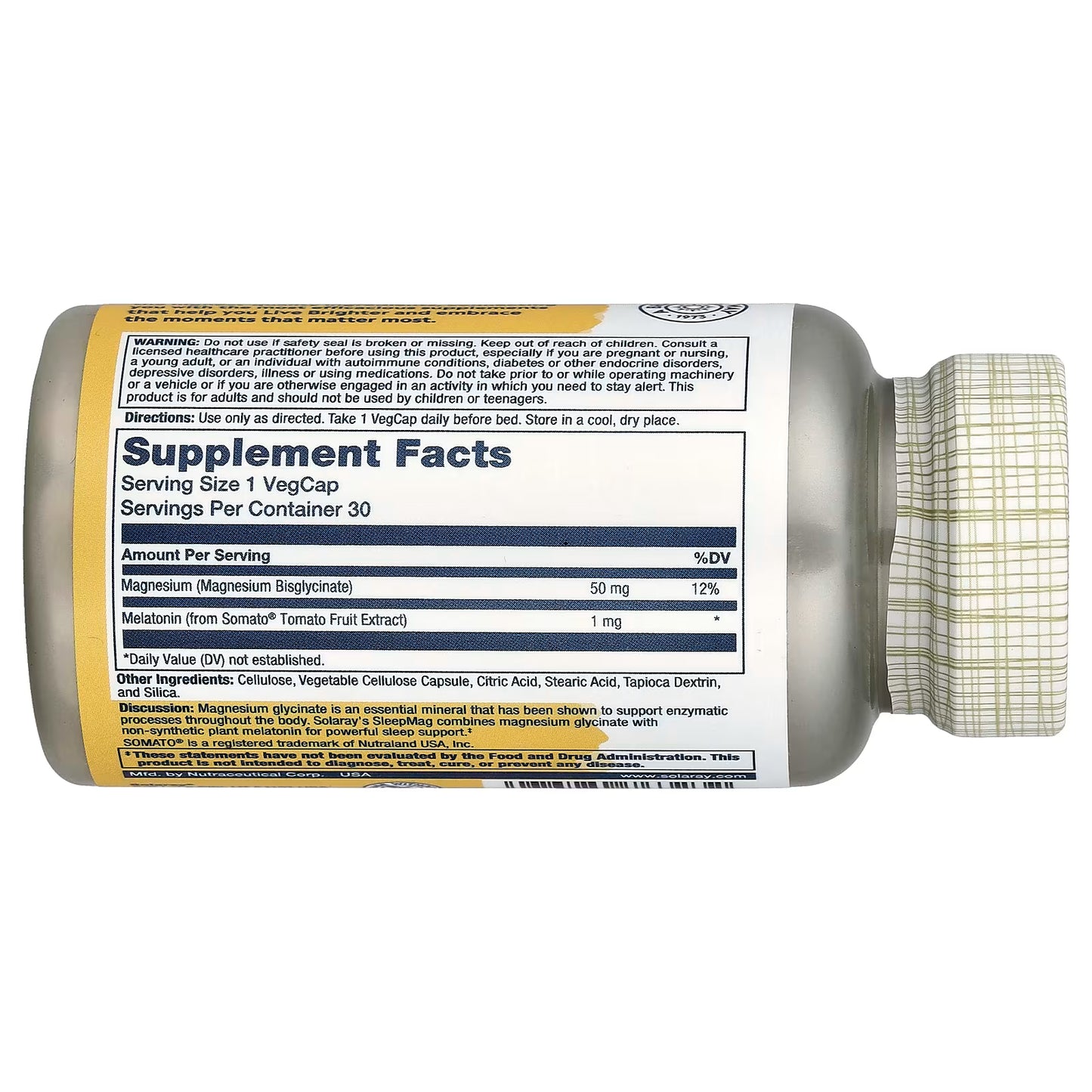 Solaray, SleepMag, 30 VegCaps
